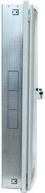 Корпус щита распределительного 600х750х100мм DIN-рейки 80M(4х20) встраив. прозр. дверца из гнутого стекла метал. сер. Cetinkaya Pano CPD6007510SAPP