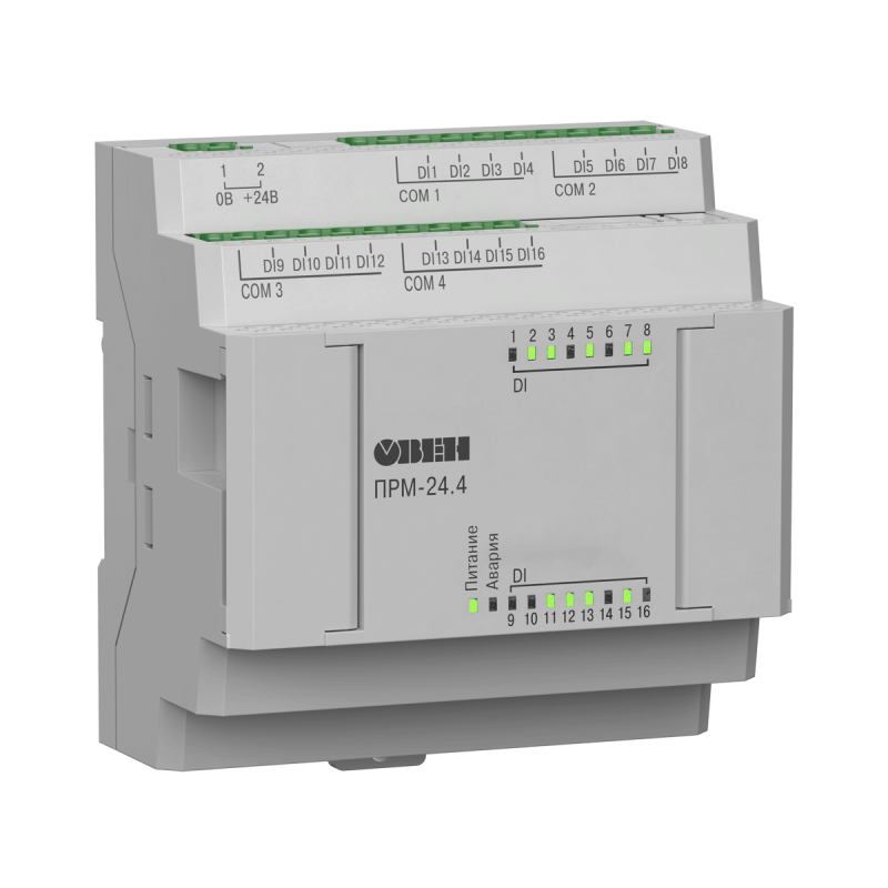 Модуль расширения дискретного ввода/вывода ПРМ-24.6 ОВЕН 141193