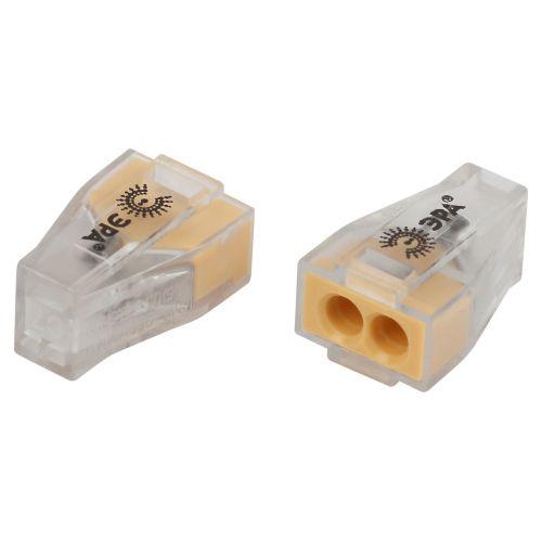 Клемма быстрозажимная 773-602 2-проводная 0.75-4.0кв.мм прозр. NO-225-363 (уп.50шт) Эра Б0067890