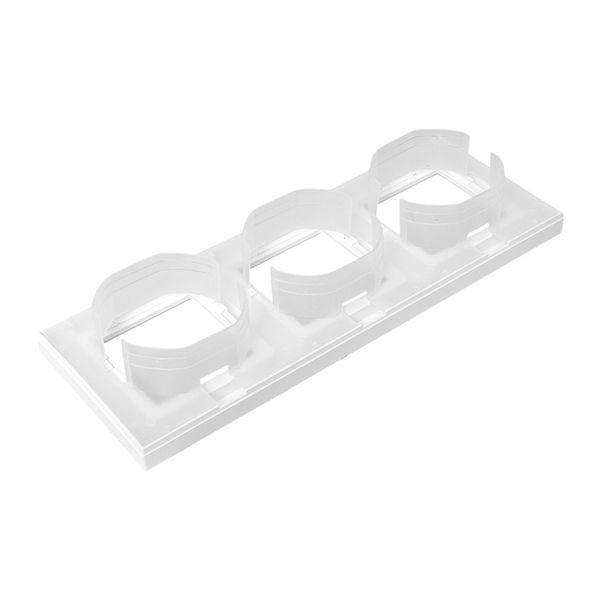 Рамка 3-м Эпика IP44 пластик бел. EKF UP1-FPW-03-44