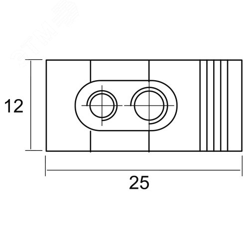 Клипса под профиль G P- KLIP M3-M5