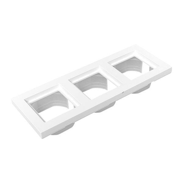 Рамка 3-м Эпика IP44 пластик бел. EKF UP1-FPW-03-44