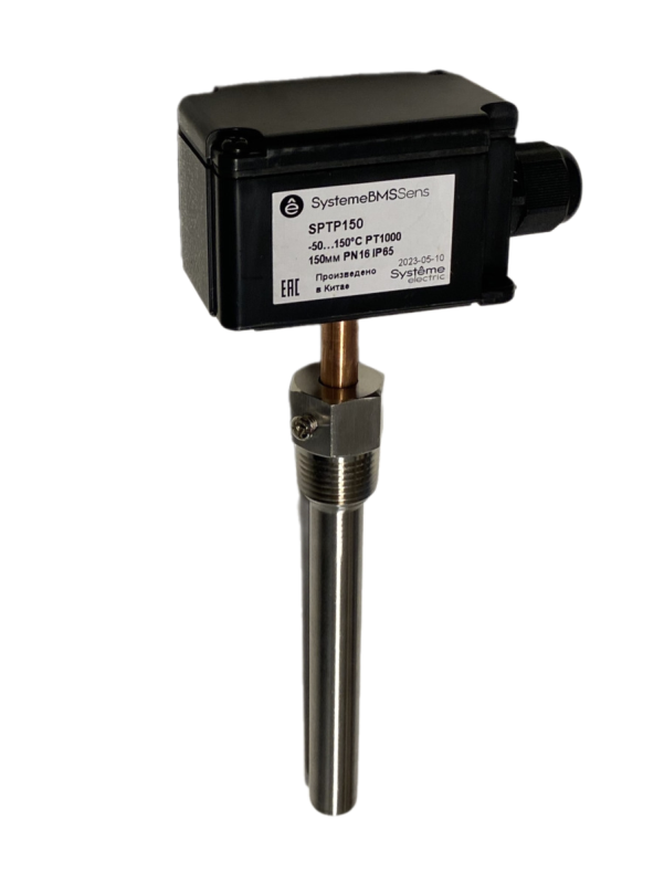 Датчик температуры погружной -50-150град.C Pt1000 150мм с гильзой SE SPTP150