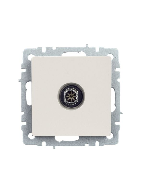 Розетка телевизионная оконечная TV СП Brite РТВ11-0-БрЖ механизм жемчуж. IEK BR-A10-O-K36