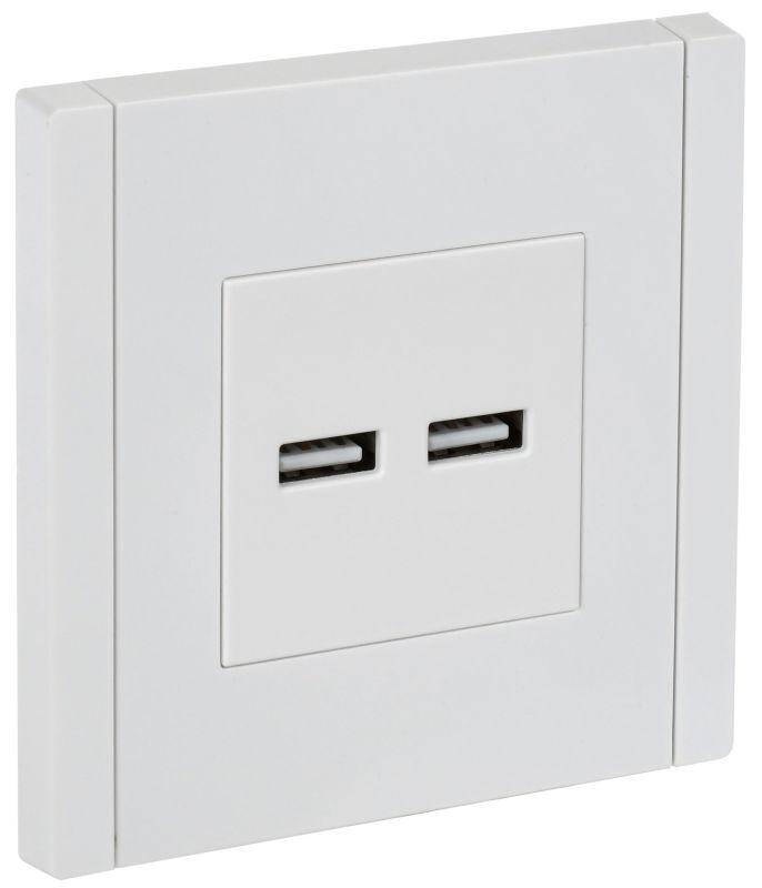 Розетка USB A+A 3.1А FORTE&PIANO FP249 бел. IEK FP-U21-D31-K01