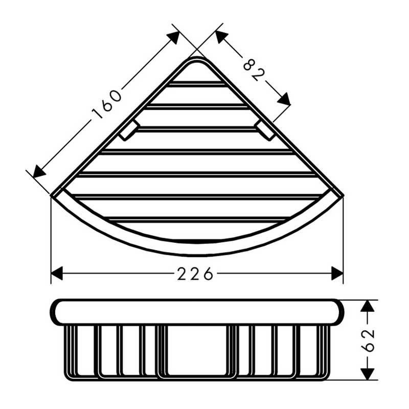 Мыльница Hansgrohe Logis Universal 41710000