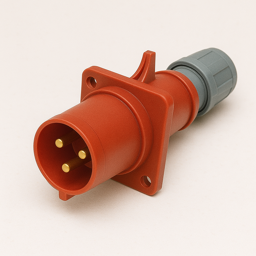 Вилка стандарта CEE накладного монтажа