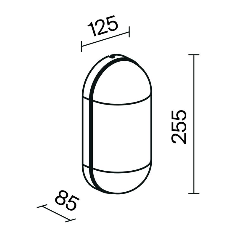 Светильник Candle 1х15Вт E27 IP65 бра настен. Maytoni O449WL-01GF