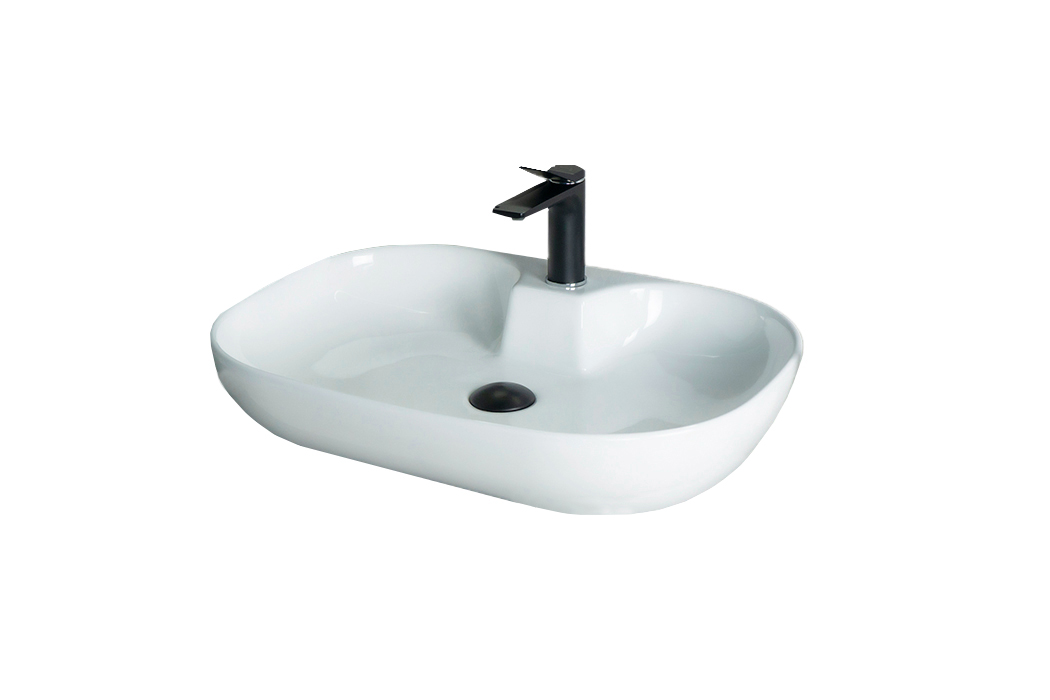 Раковина Gid N9446b 51156 накладная белая 61x42x12.5