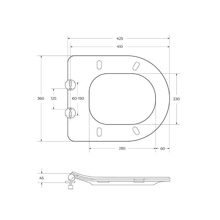 Крышка-сиденье BelBagno LOTO BB070SC