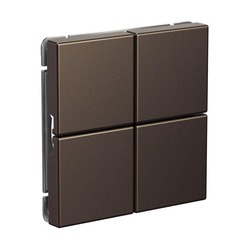 Выключатель сценарный 4-кл. ArtGallery (сх. 1) мокко SE GAL000674