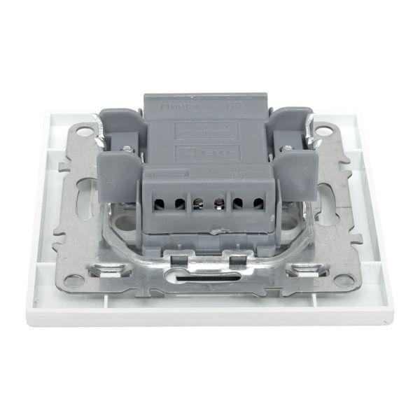 Выключатель 3-кл. СП Минск 10А IP20 бел. Basic EKF ERV10-024-10