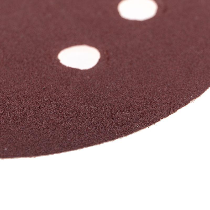 Диск абразивный на ворсовой основе на липучке перфорир. P180 125мм (уп.10шт) Kranz KR-91-1169