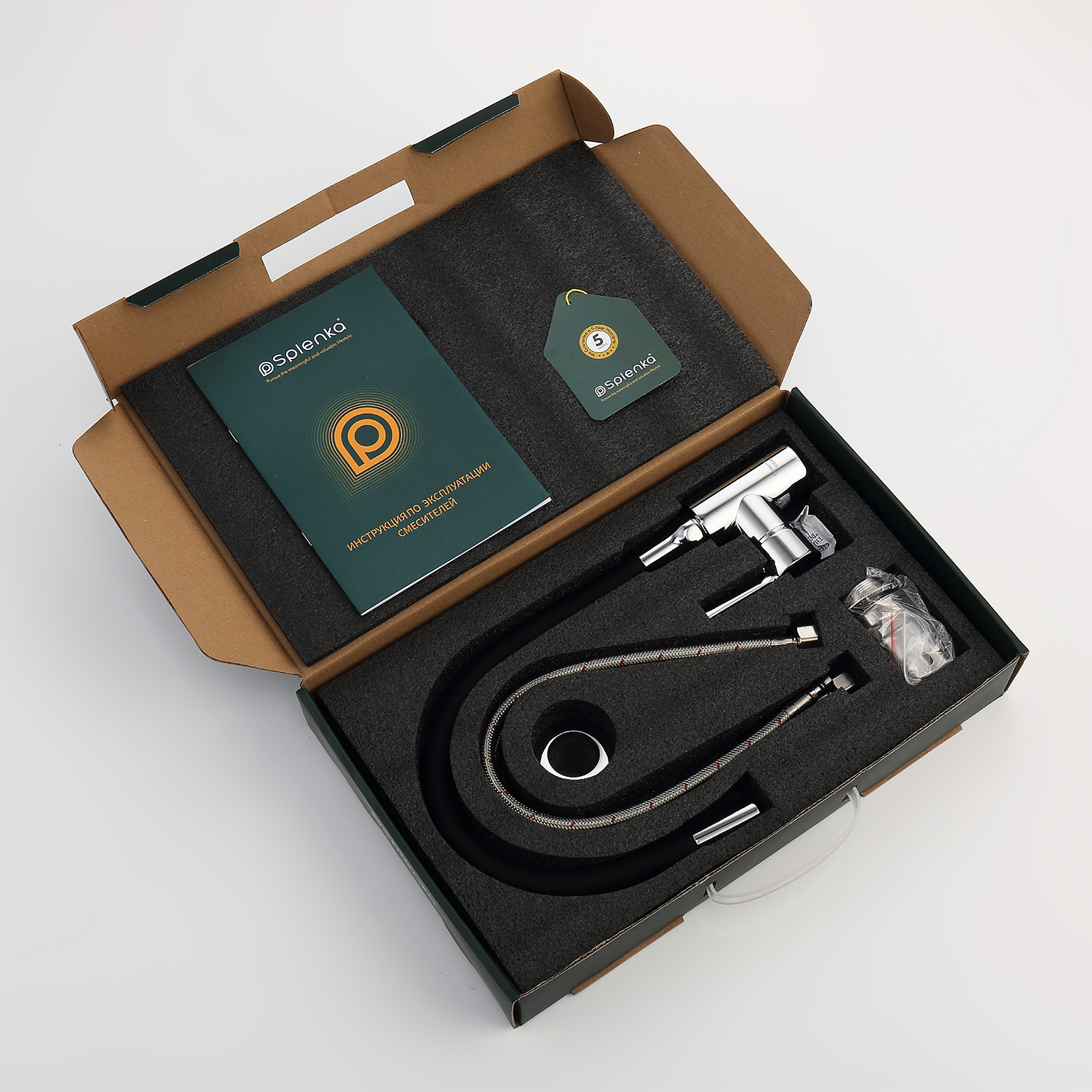 Смеситель для кухни Splenka S201.4406, хром