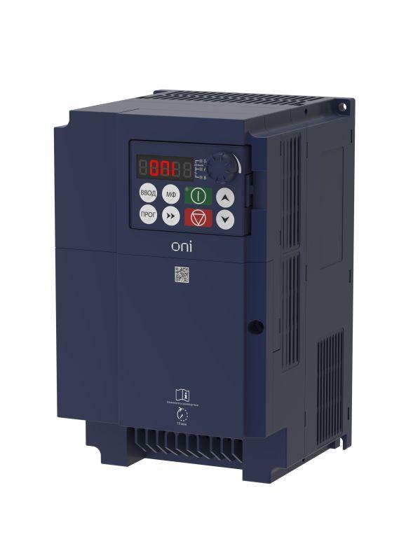 Преобразователь частоты FC-430 380В 5.5-7.5кВт 13-17А встроен. тормозной модуль ONI FC-430-33-055G075PT