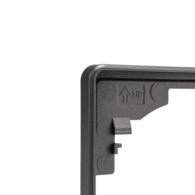 Рамка 3-м ROUND MIELE титан Kranz KR-78-0753-2