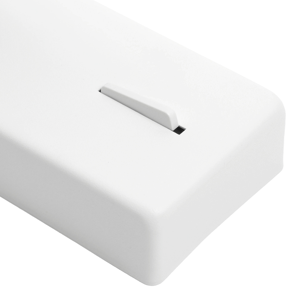 Светильник ДБО GU10 без лампы наклонный с выключателем белый