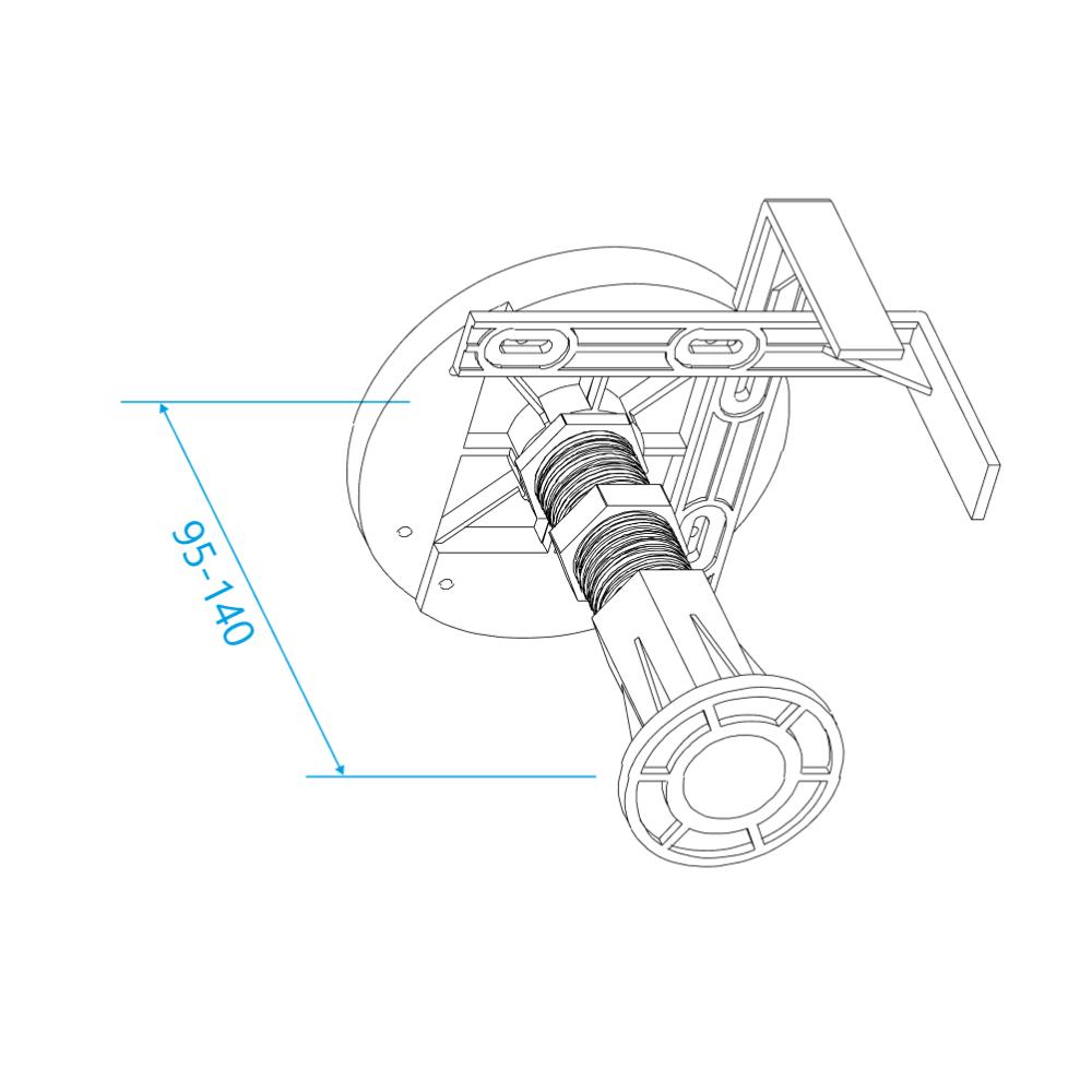 Ножки для поддона RGW N-01 (10), 03230111-31