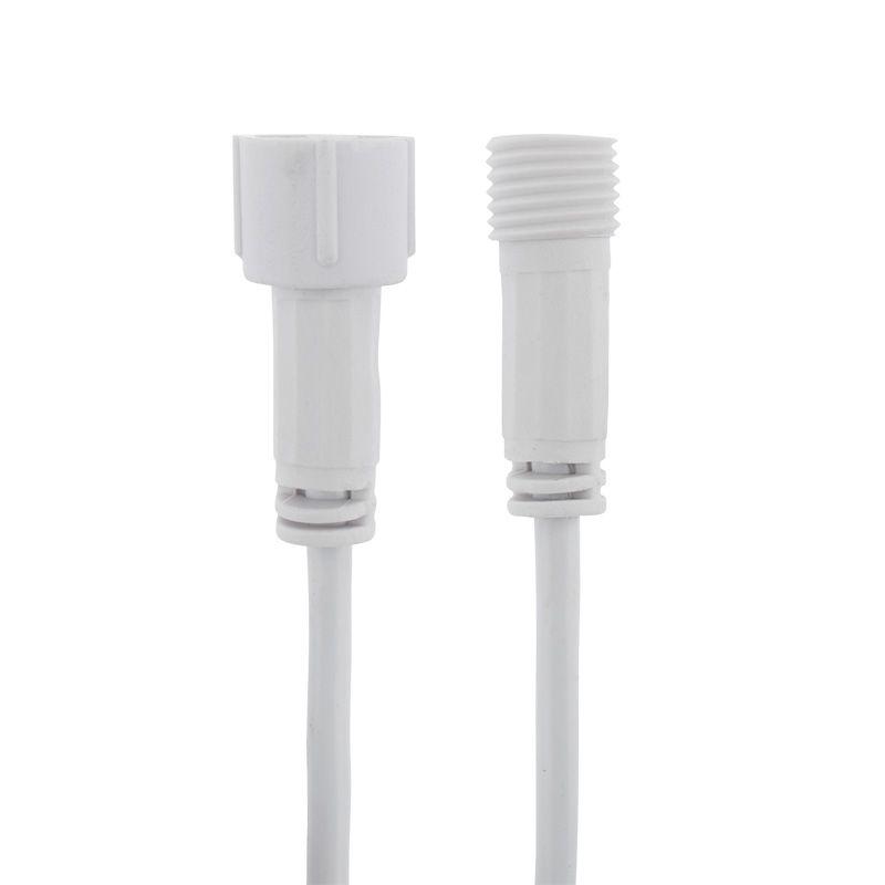 Удлинитель-шнур для подключения уличных гирлянд 1м бел. ПВХ Neon-Night 315-420