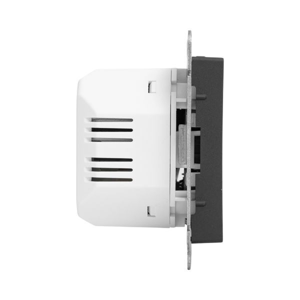 Розетка СП Эпика USB-A+С механизм черн. EKF UP1-SOB-USBA+USBC