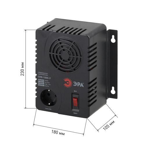 Стабилизатор напряжения СНК-1000-У компакт. 160-260В/220В 1000ВА ЭРА Б0031064
