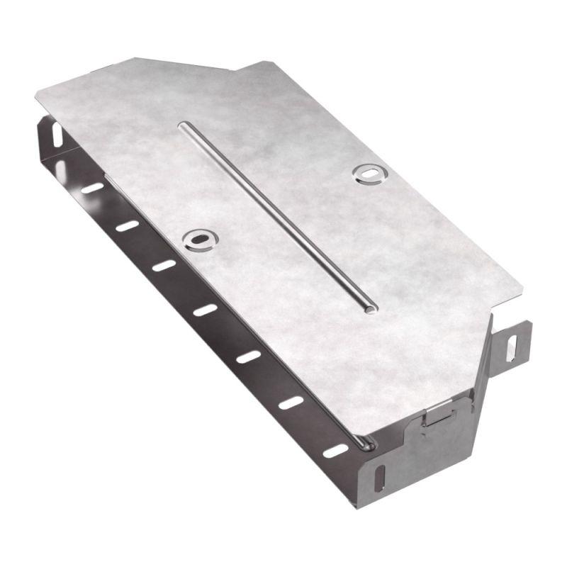 Переходник для лотка симметричный 400х300х50 с крышкой Стандарт Промрукав PR16.0655