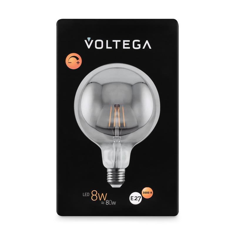 Лампа светодиодная Loft Led G95 8Вт 3000К E27 DIM Voltega 8535