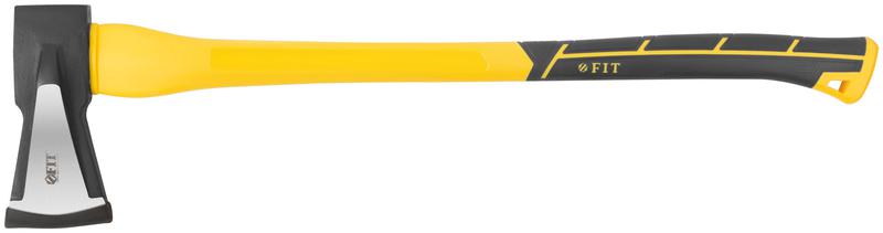 Топор-колун "ушастый" кованый 800мм 2500г фибергласовая длинная ручка FIT 46175