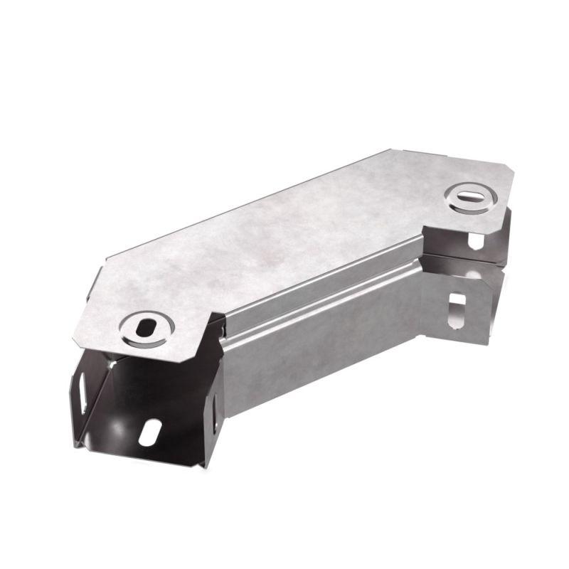 Угол горизонтальный 90град. 50х50 с крышкой Стандарт Промрукав PR16.0572