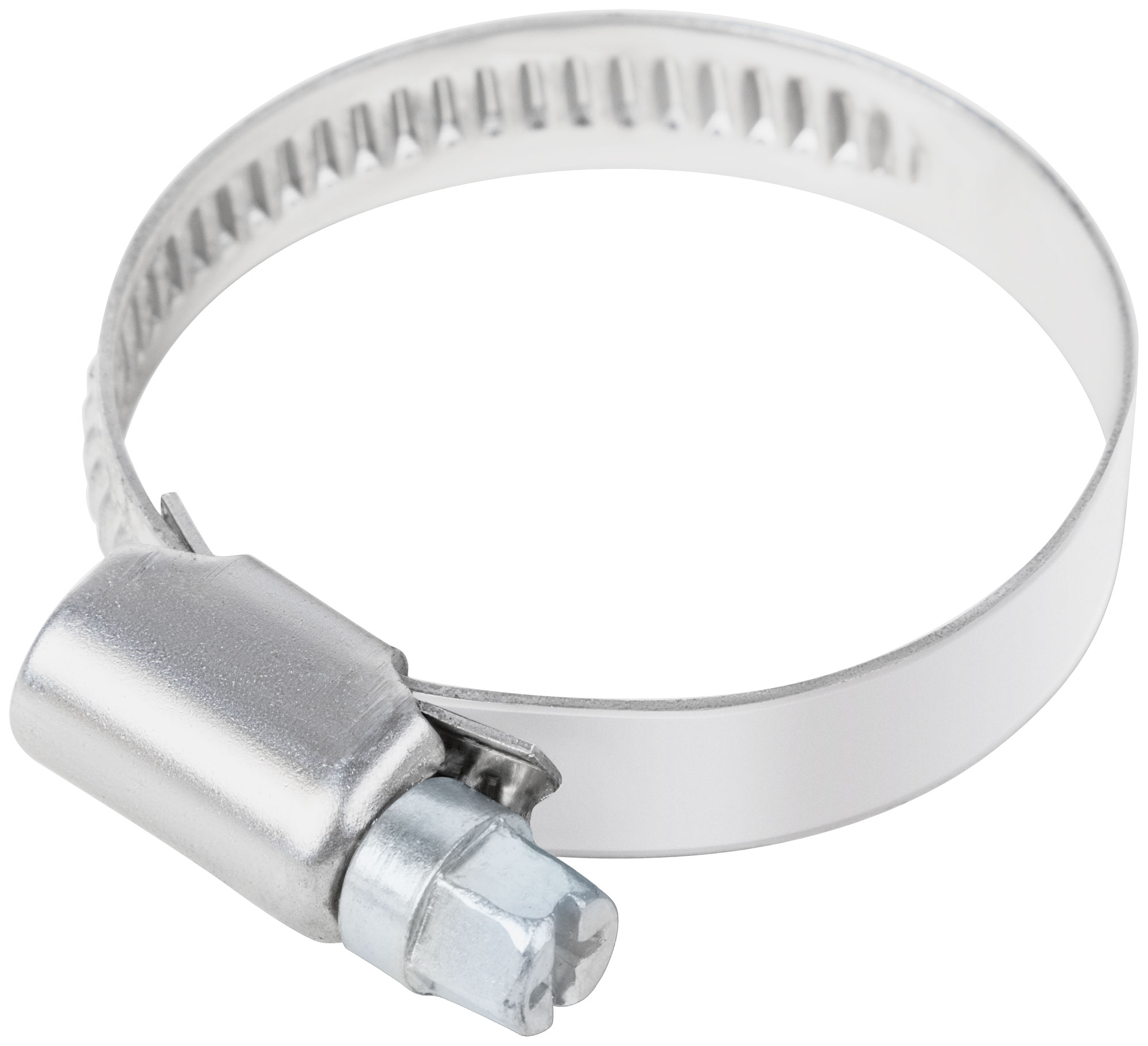 Хомут обжимной накатной, ширина 9 мм, нерж.сталь  25-40 мм