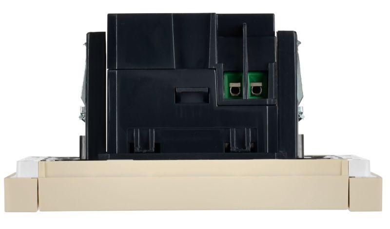 Розетка USB A+C 3.1А FORTE&PIANO FP450 ваниль IEK FP-U22-D31-K10