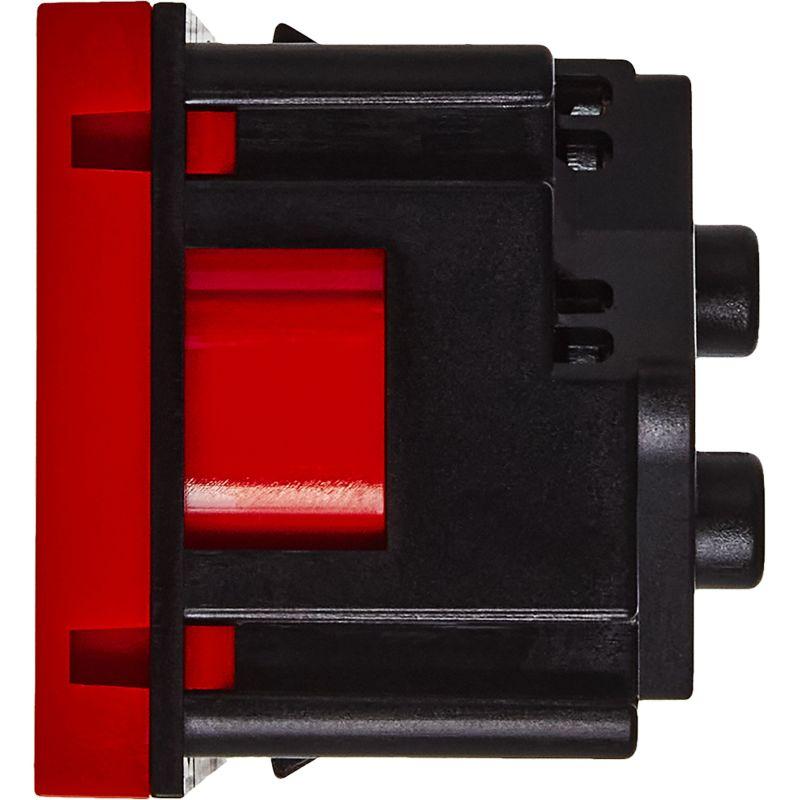 Розетка 2мод. 16А 250В 45град. с заземл. без защ. шторок винт. зажимы красн. ИЭК Leg 4525051