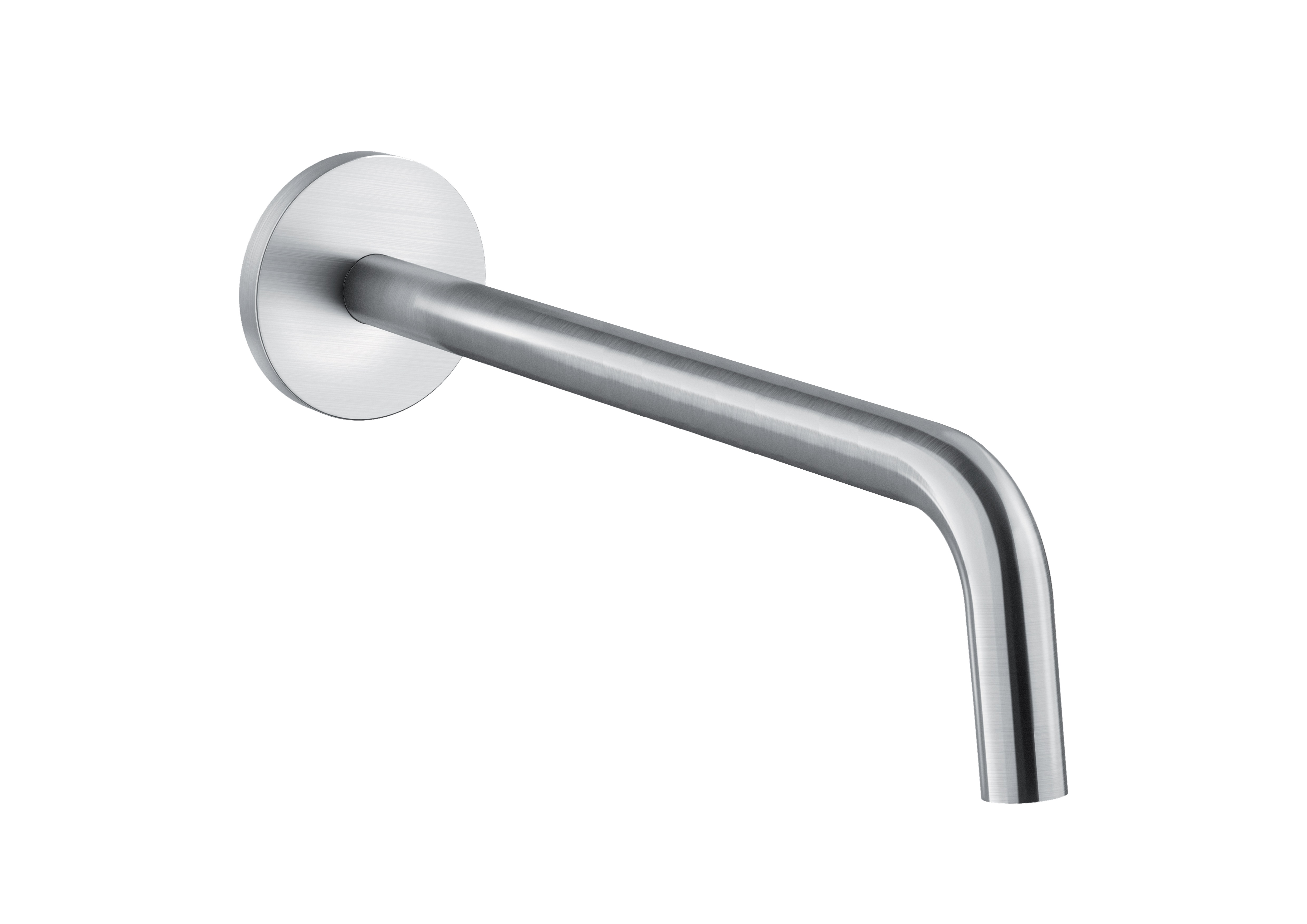 Излив из стены Paffoni LIGHT ZBOC045ST Steel looking