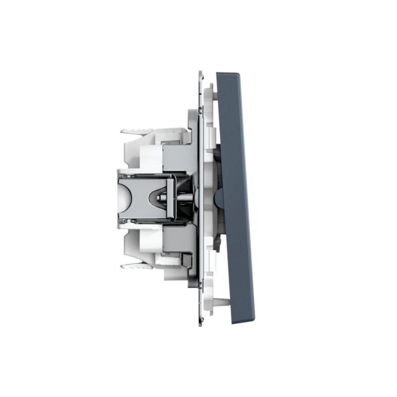 Переключатель 2-кл. ArtGallery 10AX быстрозажим. клем. механизм грифель SE GAL000765S