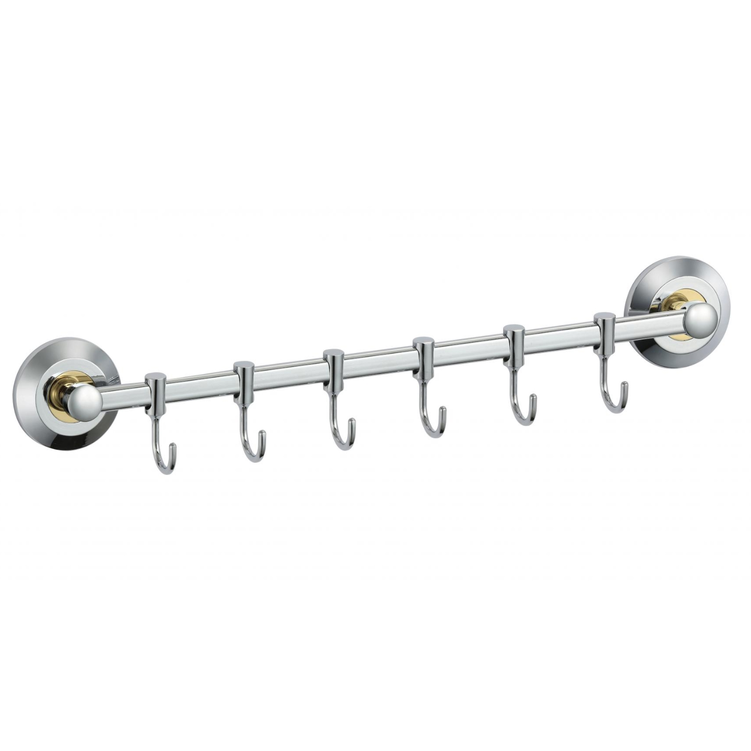 Планка с крючками Savol S-007176, хром