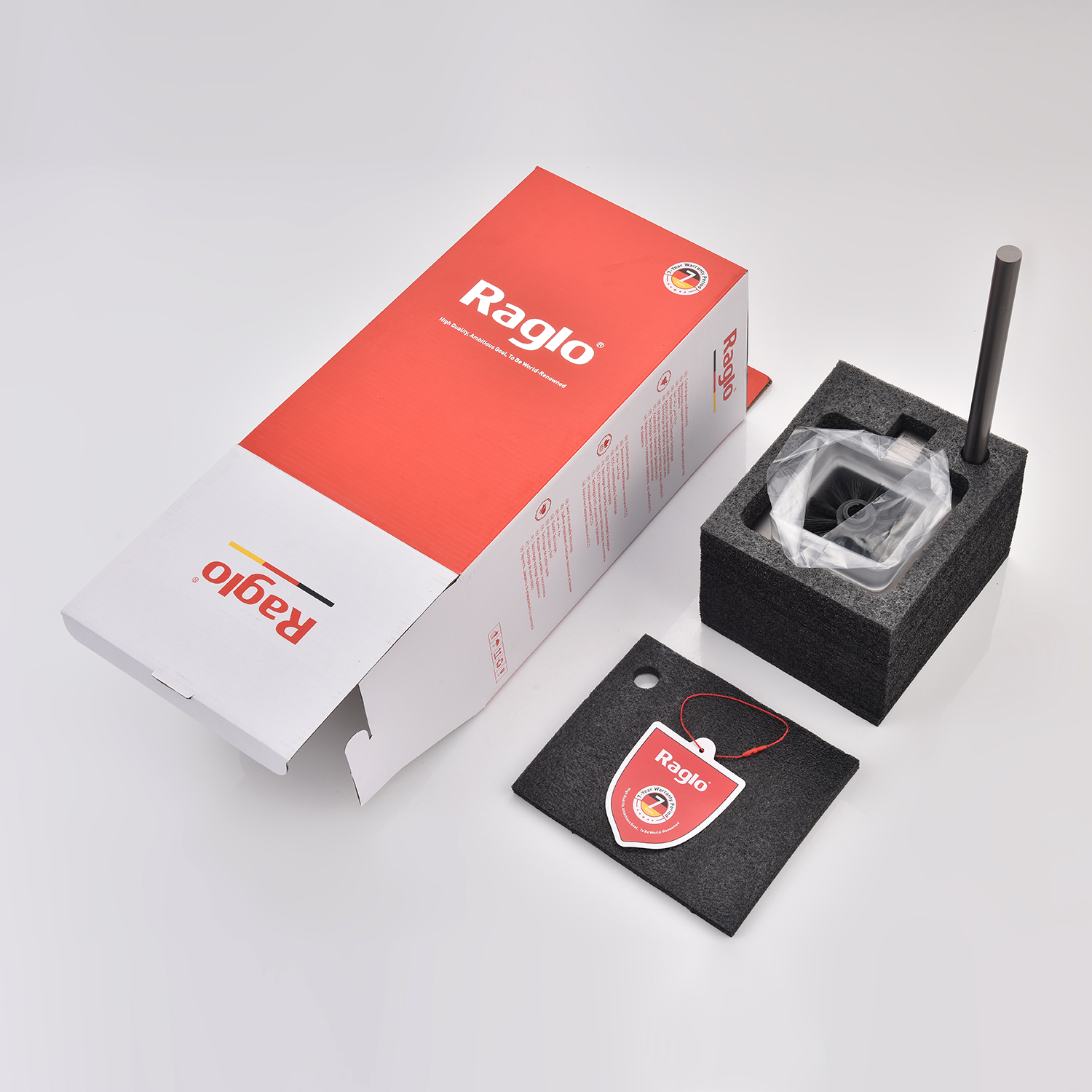 Ершик настенный Raglo R301.10.09, графит