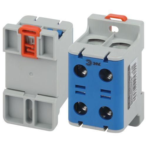 Клемма силовая вводная двойн. КСВ NO-224-141 (KE67.2) 16-95кв.мм N син. Эра Б0065612