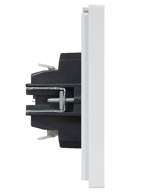 Выключатель 2-кл. СП FORTE&PIANO 10А FP206 с индикацией бел. IEK FP-V20-1-10-1-K01