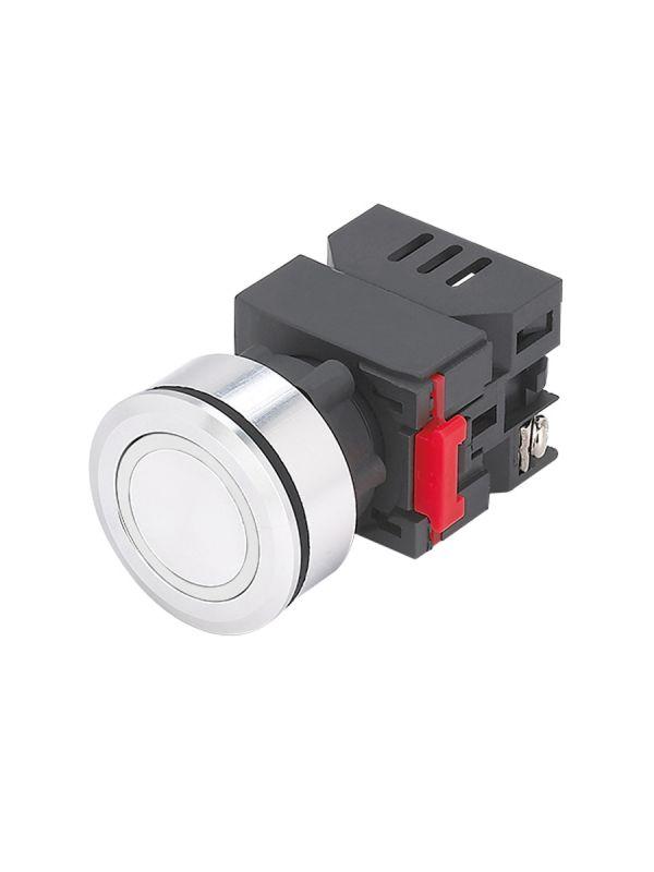 Лампа индикаторная ЛС(к)-30-Б-2-24-65У1 светодиодная матрица d30мм 24В AC/DC IP65 бел. Электротехник ET016984