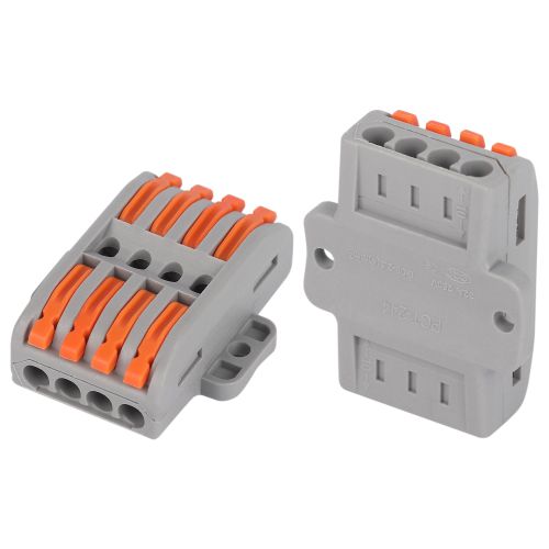 Клемма проходная с монтажн. площадкой 222-2414Р 4п 0.08-2.5/4кв.мм с рычагами NO-225-455 (уп.1шт) Эра Б0067944