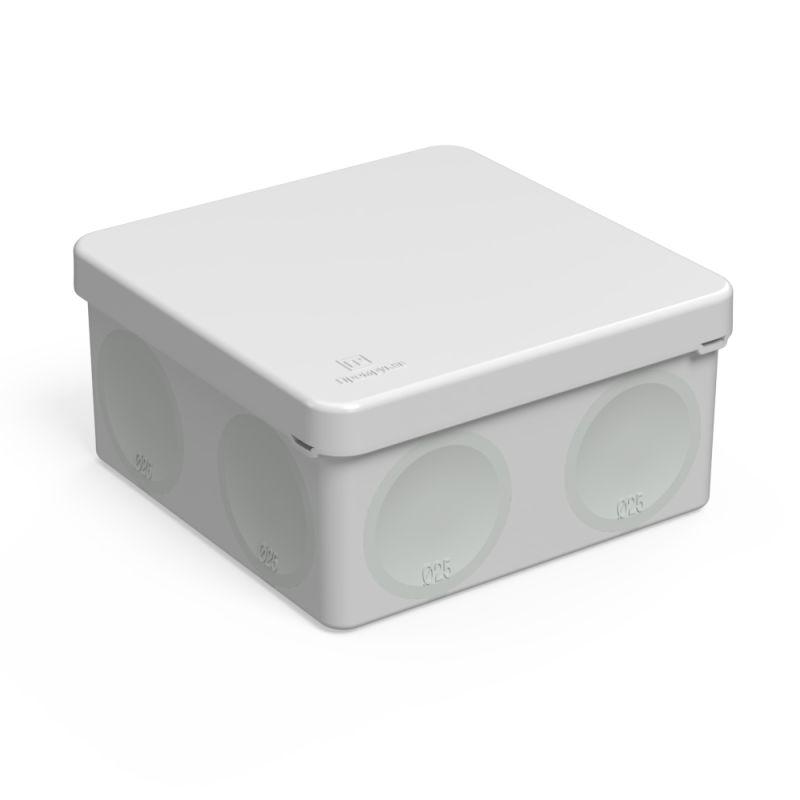 Коробка распределительная ОП 100х100х50 двухкомпонентн. безгалоген. (HF) для прямого монтажа (уп.8шт) Промрукав 60-0300М