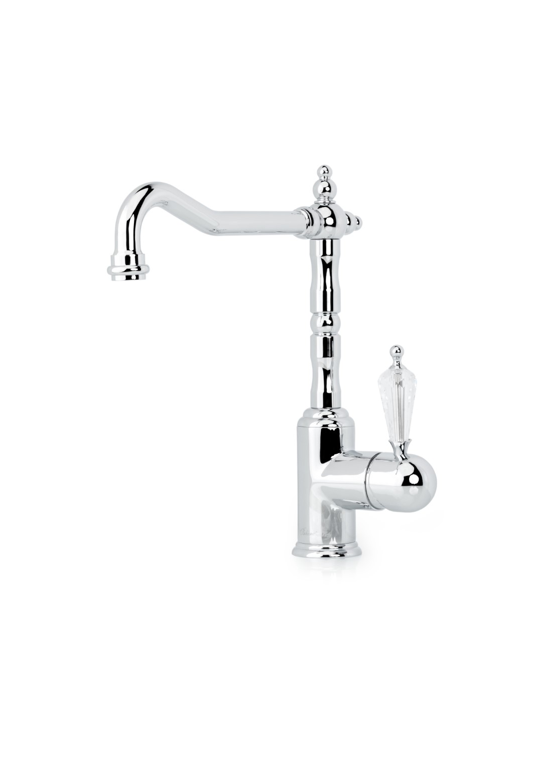 Смеситель для кухни TRADIZIONALE CHROMO с кристаллом SW