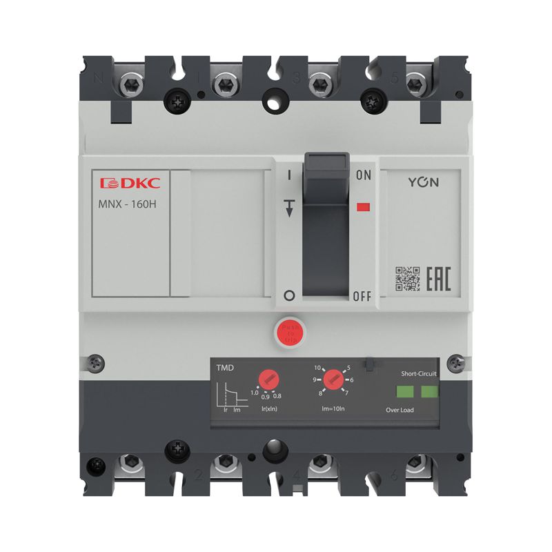 Выключатель автоматический 4P 160А 150кА pro MNX160H при AC415V расцепитель TMD YON MNX160H4PTMD0160