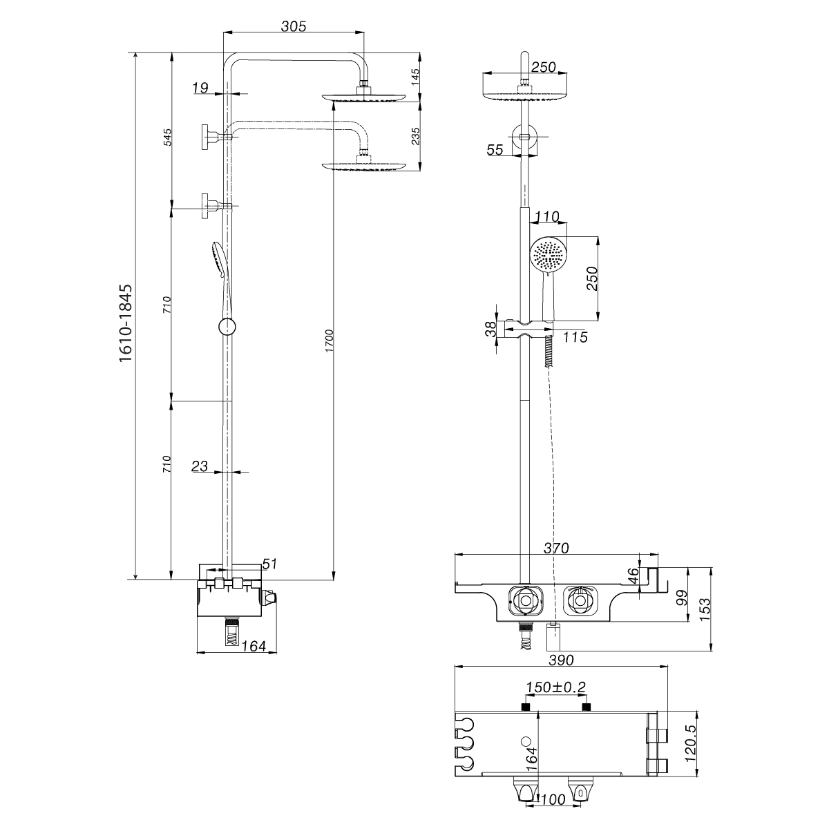 Душевая программа Lemark Tropic (LM7008C)