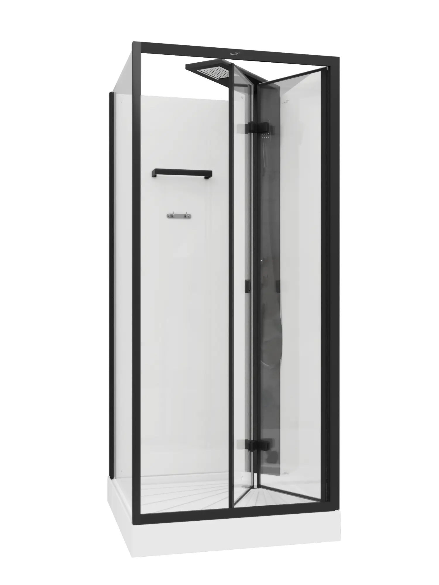 Кабина BELLA90B душевая без крыши Ceruttispa (90x90x215-225)