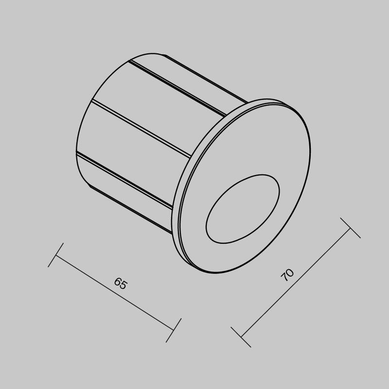 Светильник светодиодный Bil 3Вт 3000К IP54 подсветка для лестниц Maytoni O015SL-L3B3K