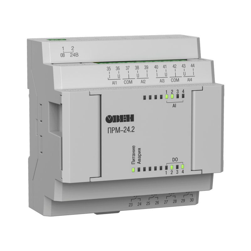 Модуль расширения дискретного ввода/вывода ПРМ-24.6 ОВЕН 141193