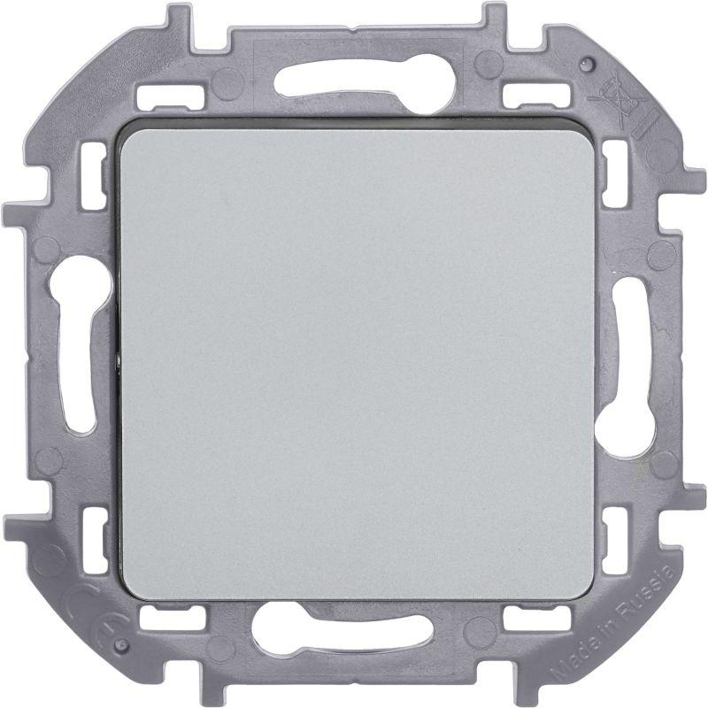Переключатель 1-кл. Inspiria 10А IP20 250В 10AX механизм алюм. IEK 673652
