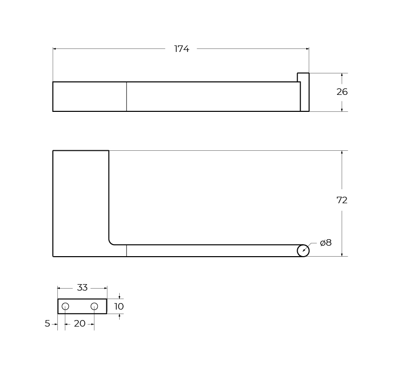 Держатель для туалетной бумаги CEZARES SLIDER-PH1-IN