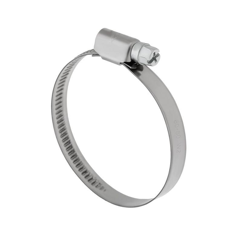 Хомут червячный 60-80/9-0.6мм нержавеющая сталь W2 (уп.25шт) Rexant 07-0760